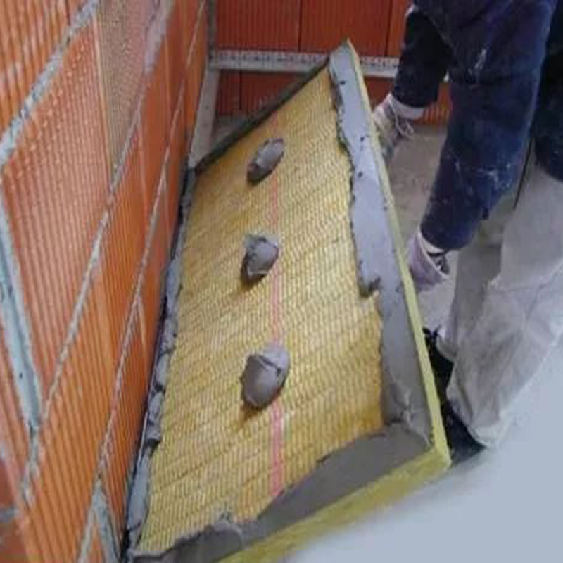 房屋外墙岩棉板施工案例